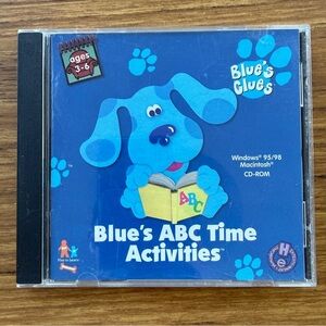 Vintage Blue’s Clues ABC Time Activities CD-ROM 1998